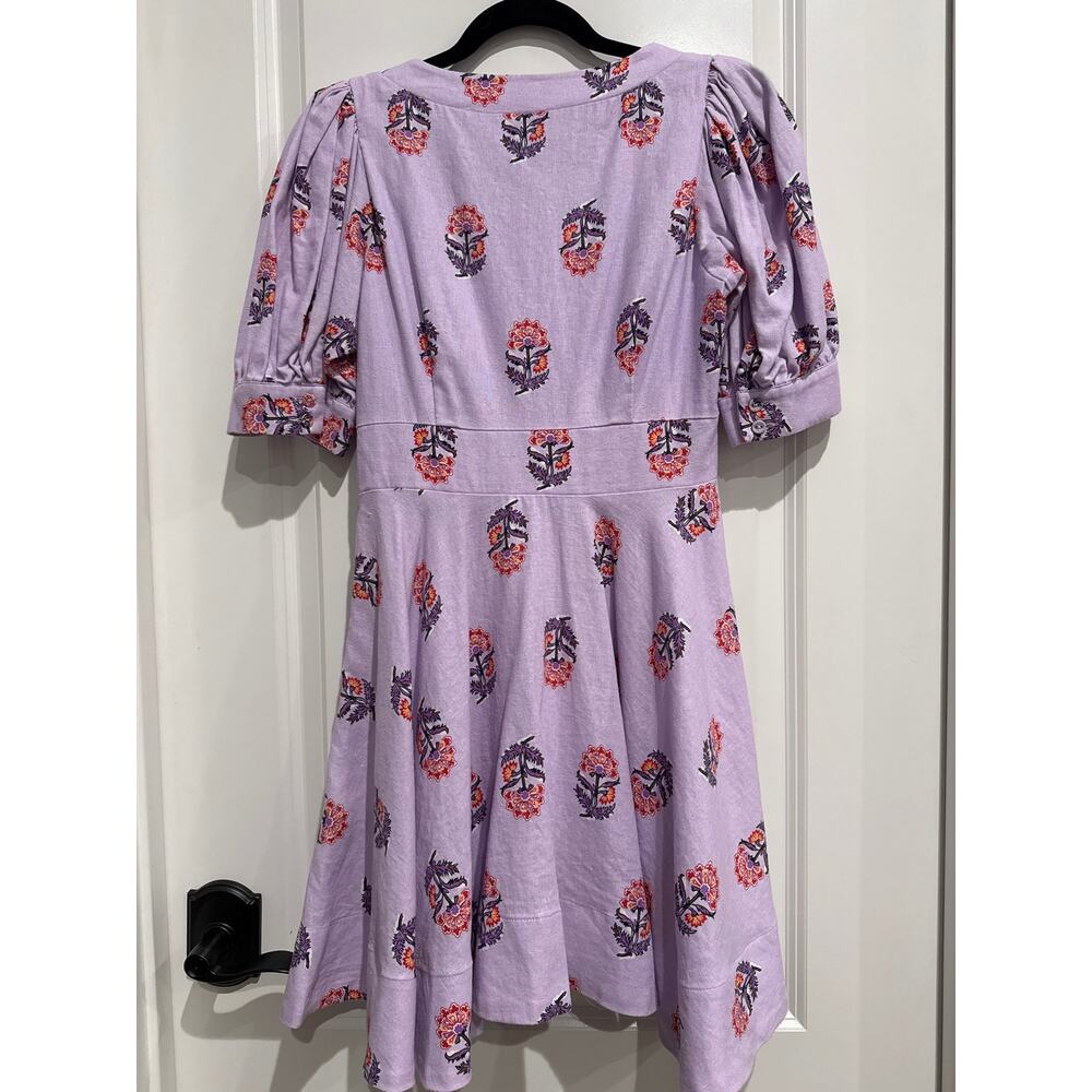 MSRP: $248 | ✨ House of Harlow 1960 Floral Linen Blend Isolda Mini Dress – XS-S✨ - Picture 5 of 6
